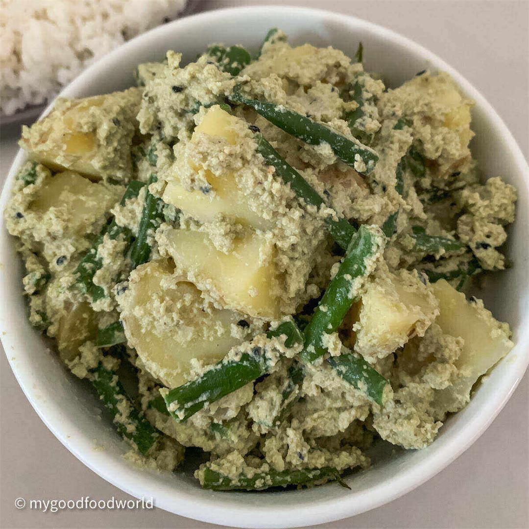 Creamy Green Beans and Potatoes Curry