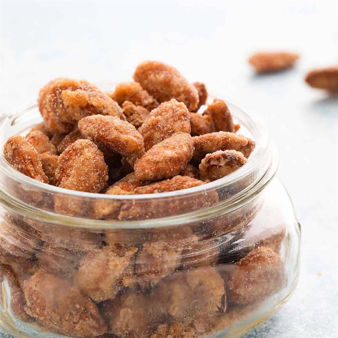 Candied Almonds Recipe (5 Minutes)