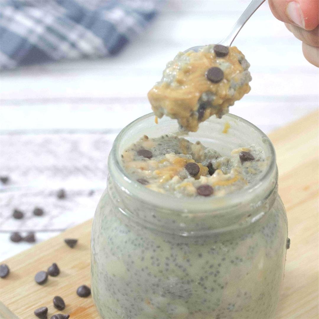 Peanut Butter Chia Pudding (19g Protein)