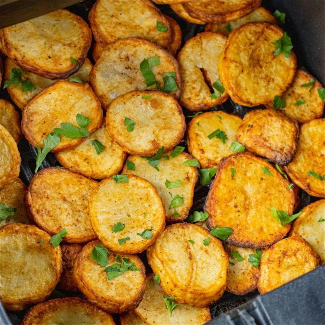 Sliced Potatoes in Air Fryer