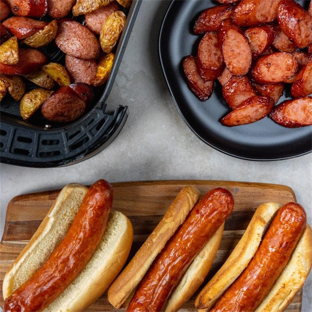 Smoked Sausage in an Air Fryer (3 Ways)
