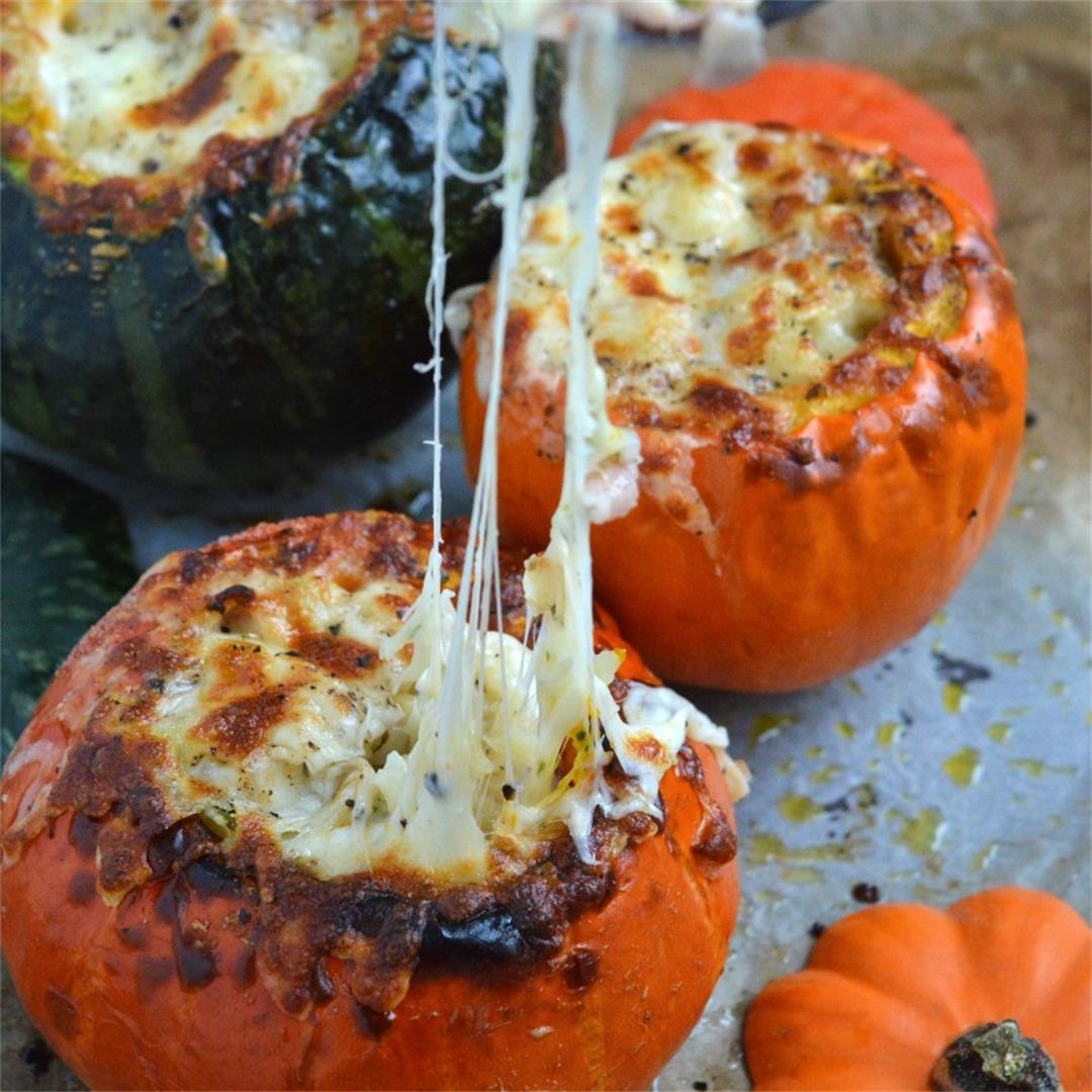 Macaroni Cheese Stuffed Pumpkins — Tasty Food for Busy Mums