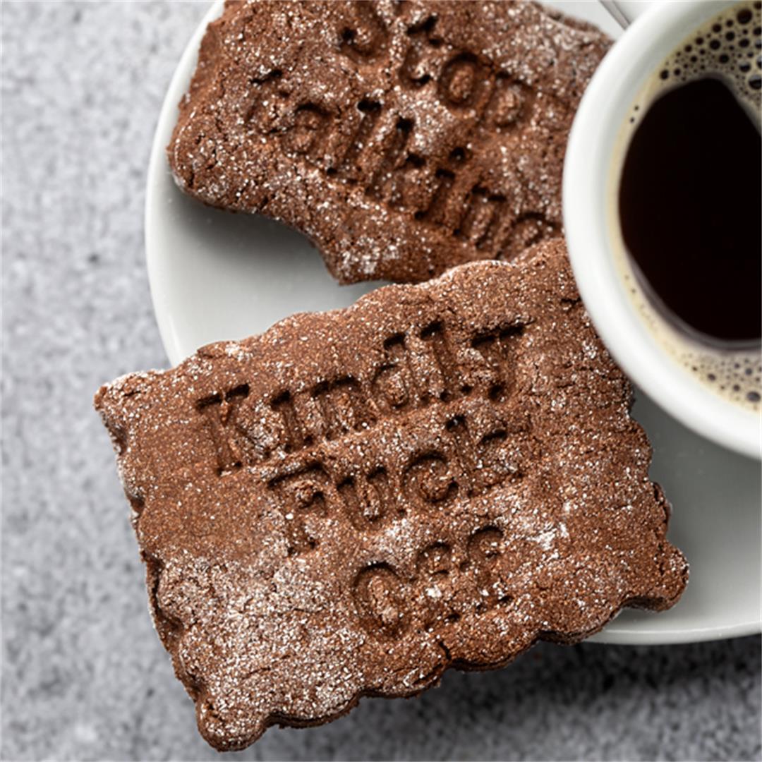 Chocolate Cut-Out Cookies (Vegan + Gluten-Free!)