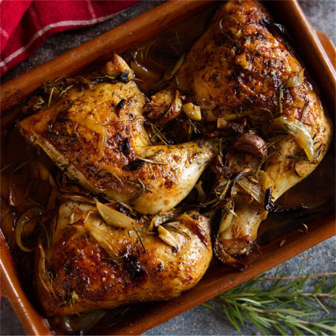 Pollo al Horno (Easy Oven-Baked Chicken with Sherry)