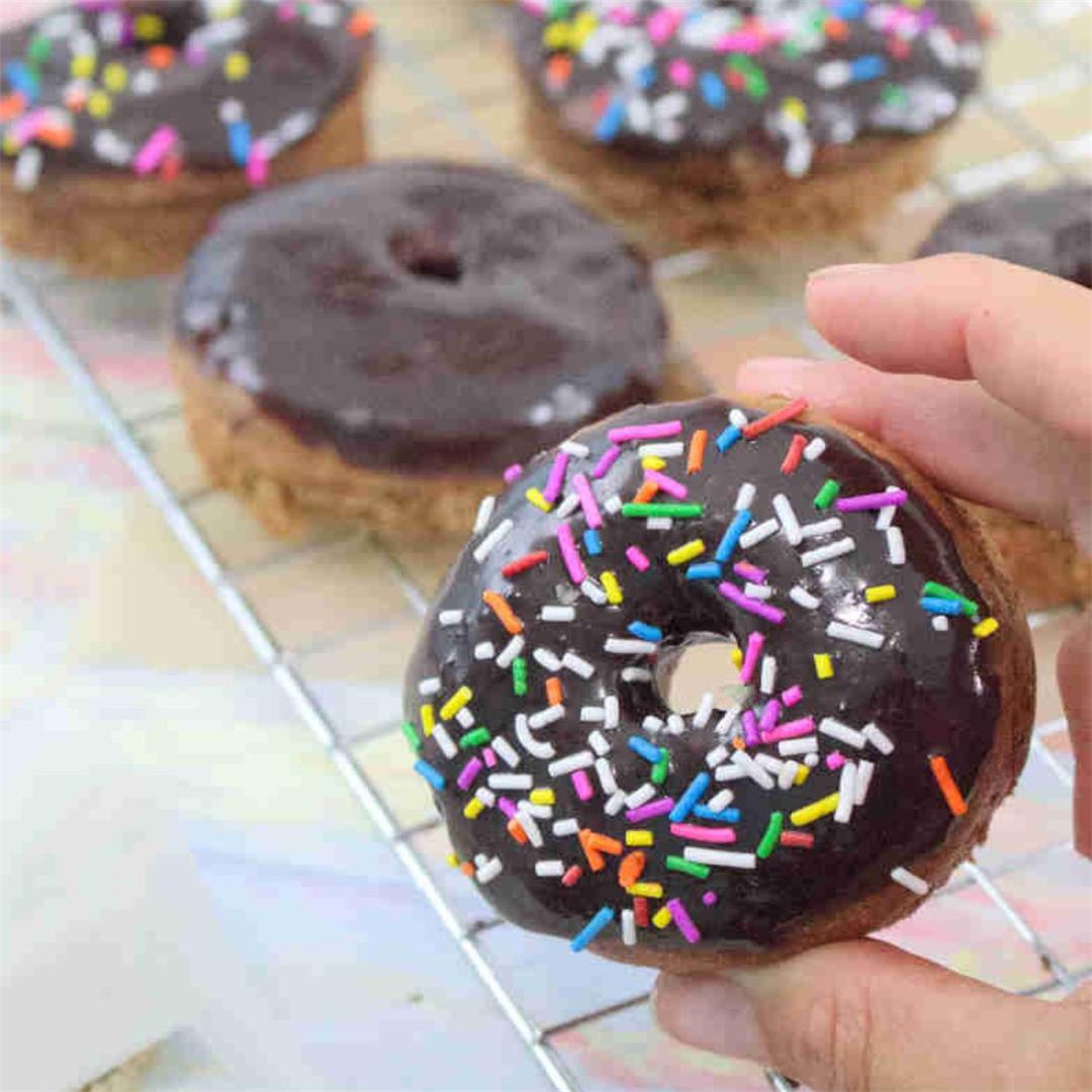 Chocolate Glazed Protein Donuts (10g, Dairy + Gluten-Free)