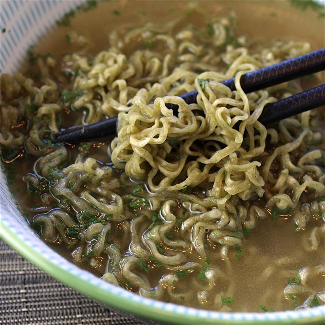Plant-based, high-protein instant noodles