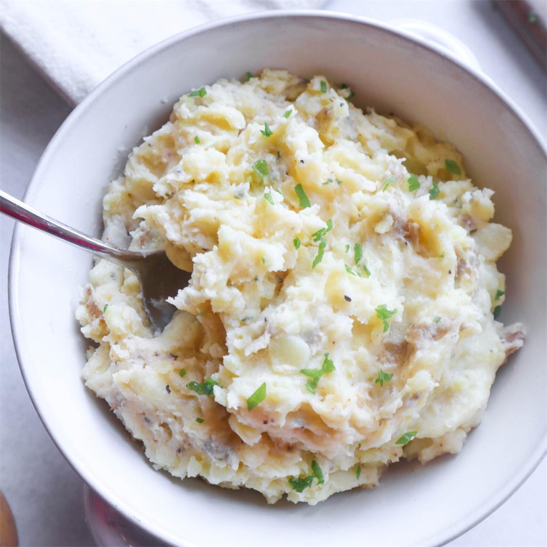 Best Ever Boursin Mashed Potatoes