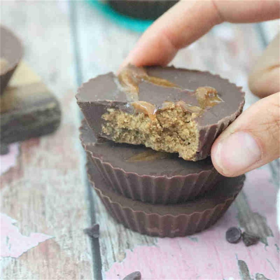 Chocolate Almond butter Protein Cups (no dairy)