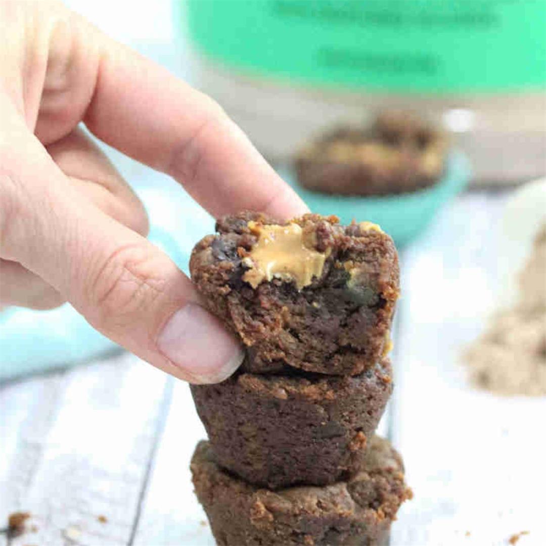 The Best Two Bite Protein Brownies