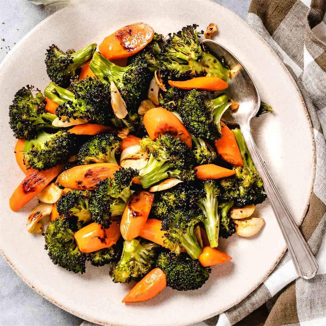 Roasted Broccoli and Carrots — Cooking in The Keys