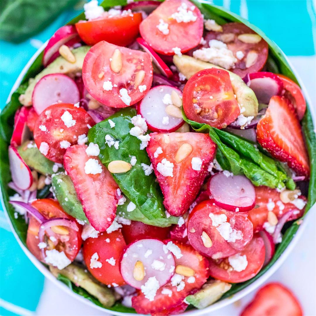 Strawberry Spinach Salad Recipe [video]