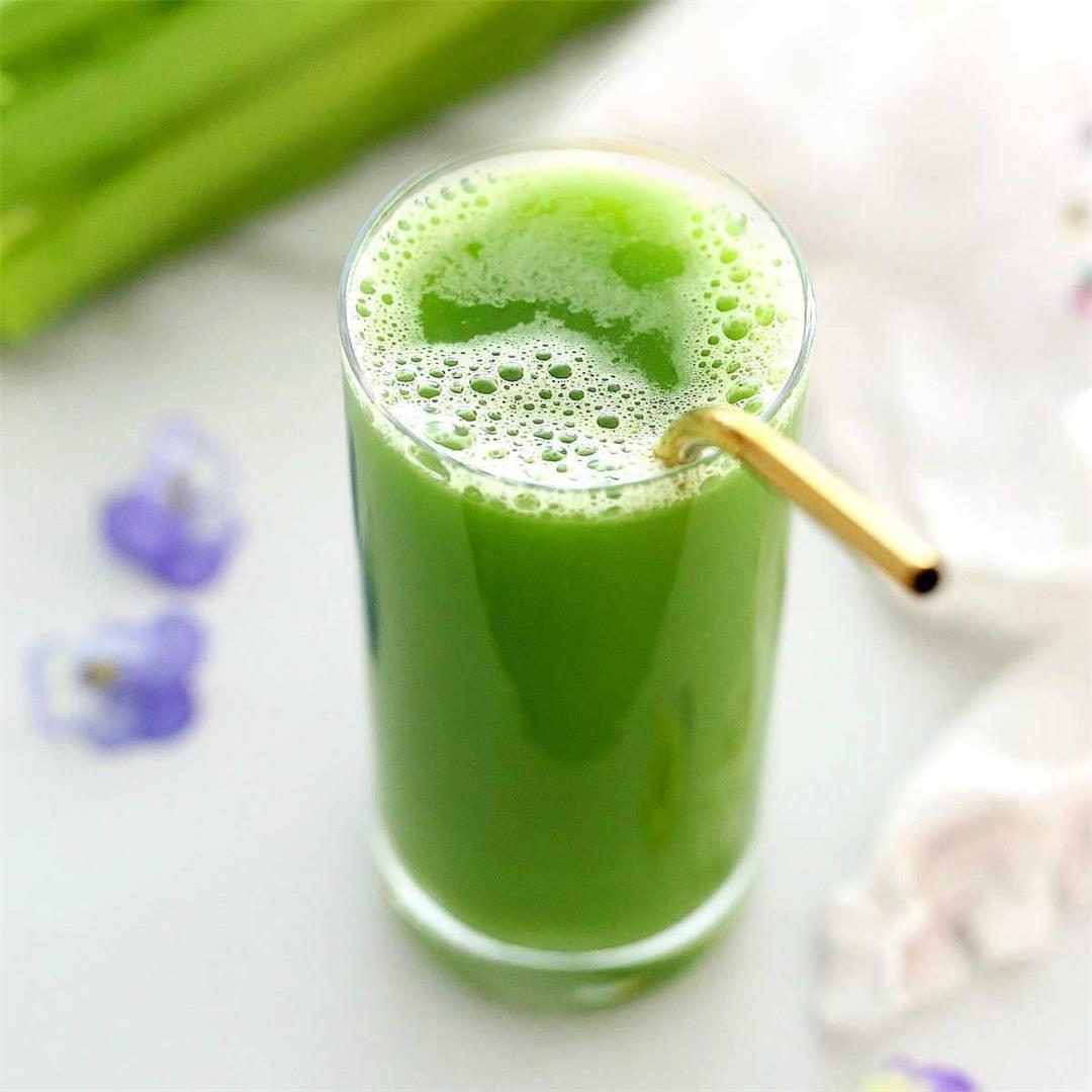 Tasty Celery Juice Recipe (Blender & Juicer)
