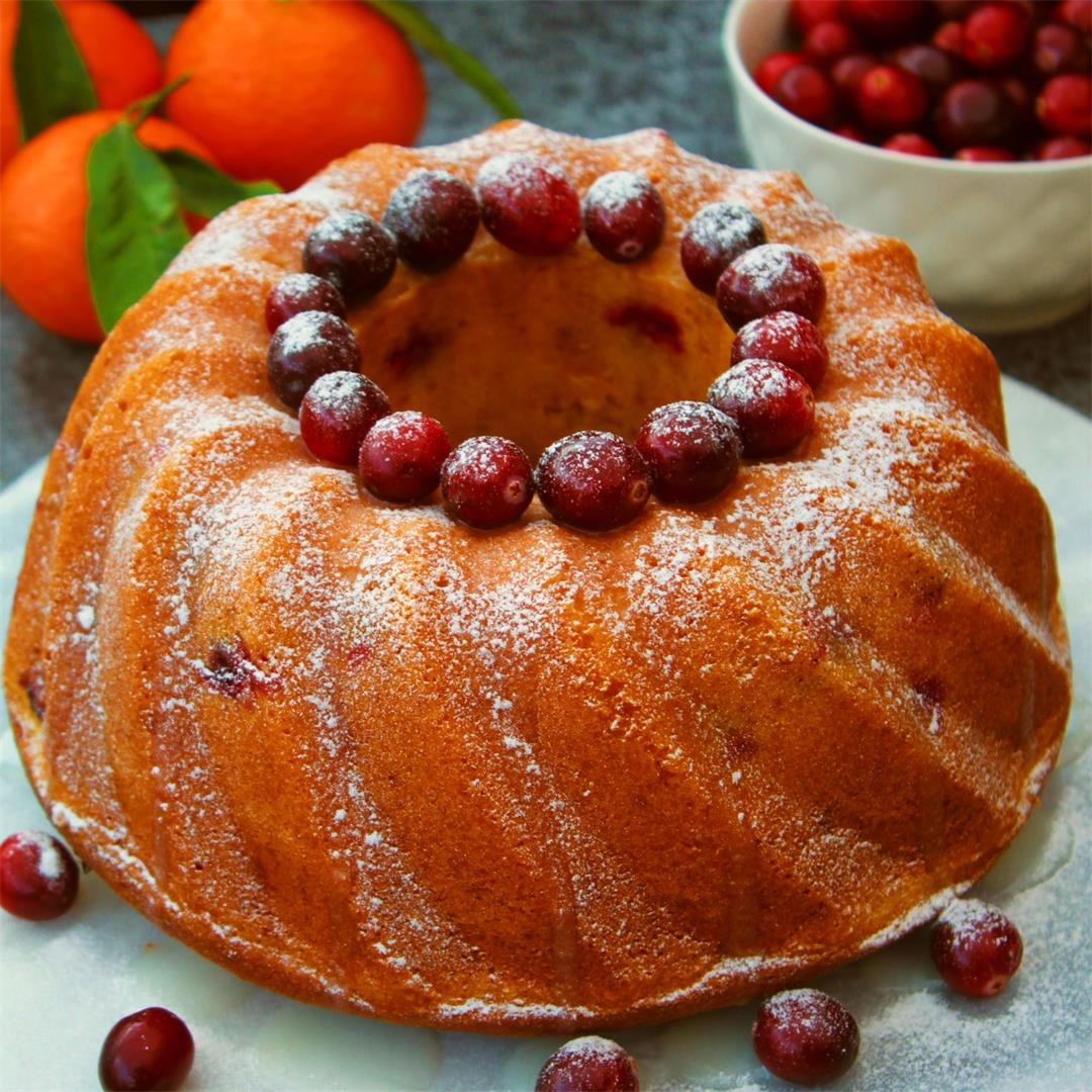 Cranberry Orange Bundt Cake