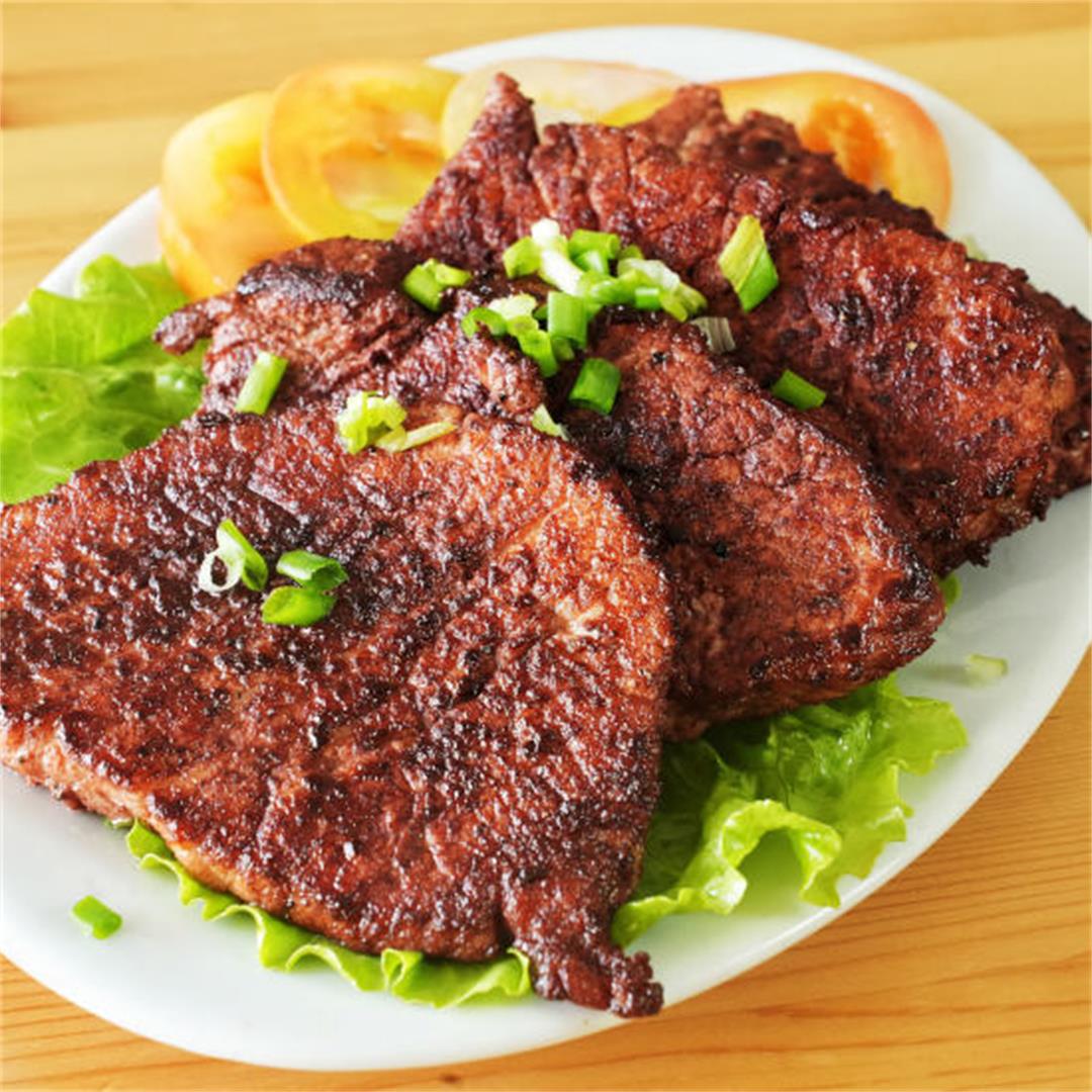 Chinese pork chops with five-spice powder