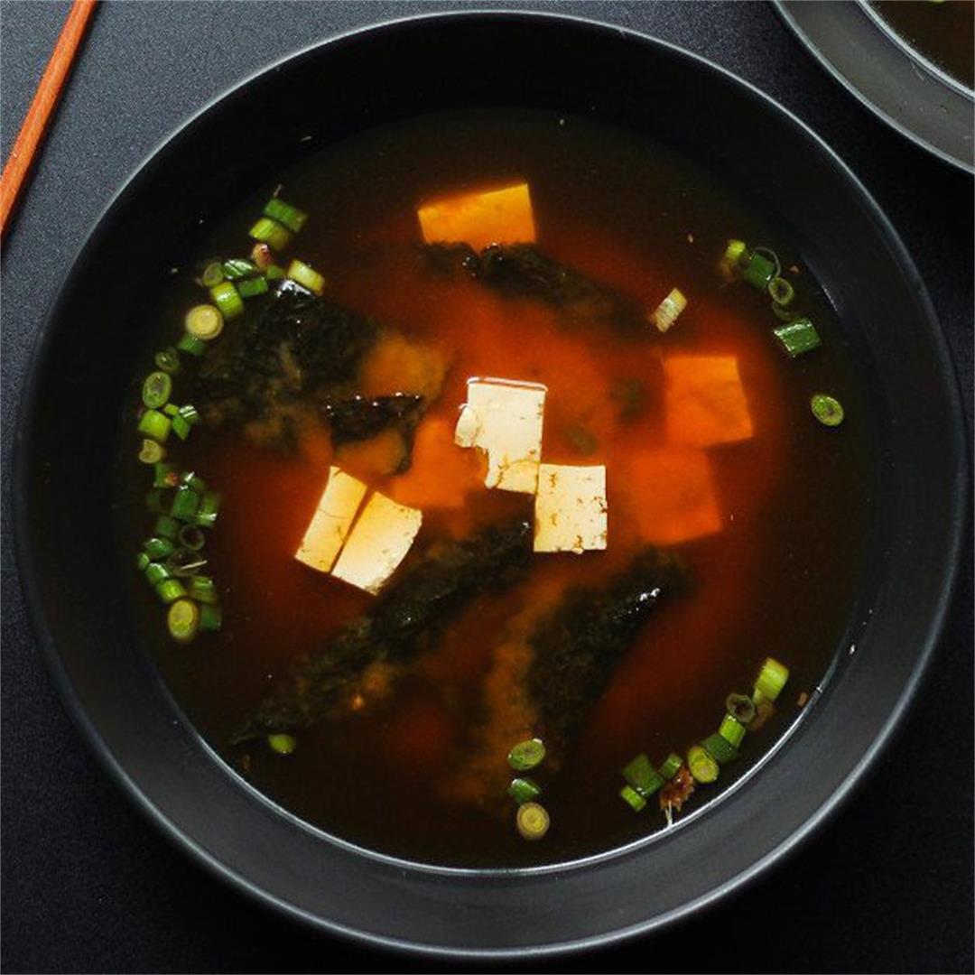 Roasted Garlic Miso Soup Recipe.