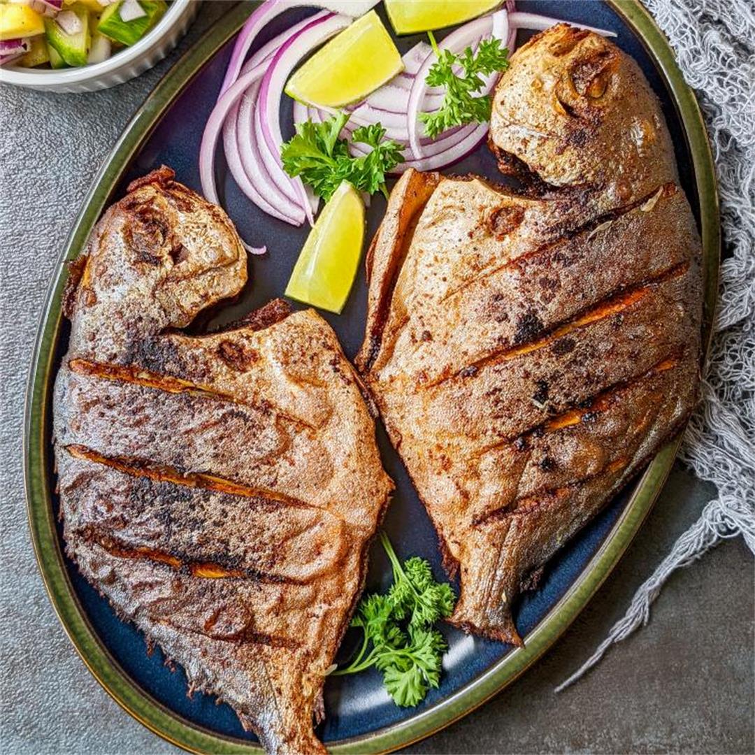 Spicy Pan-Fried Pompano