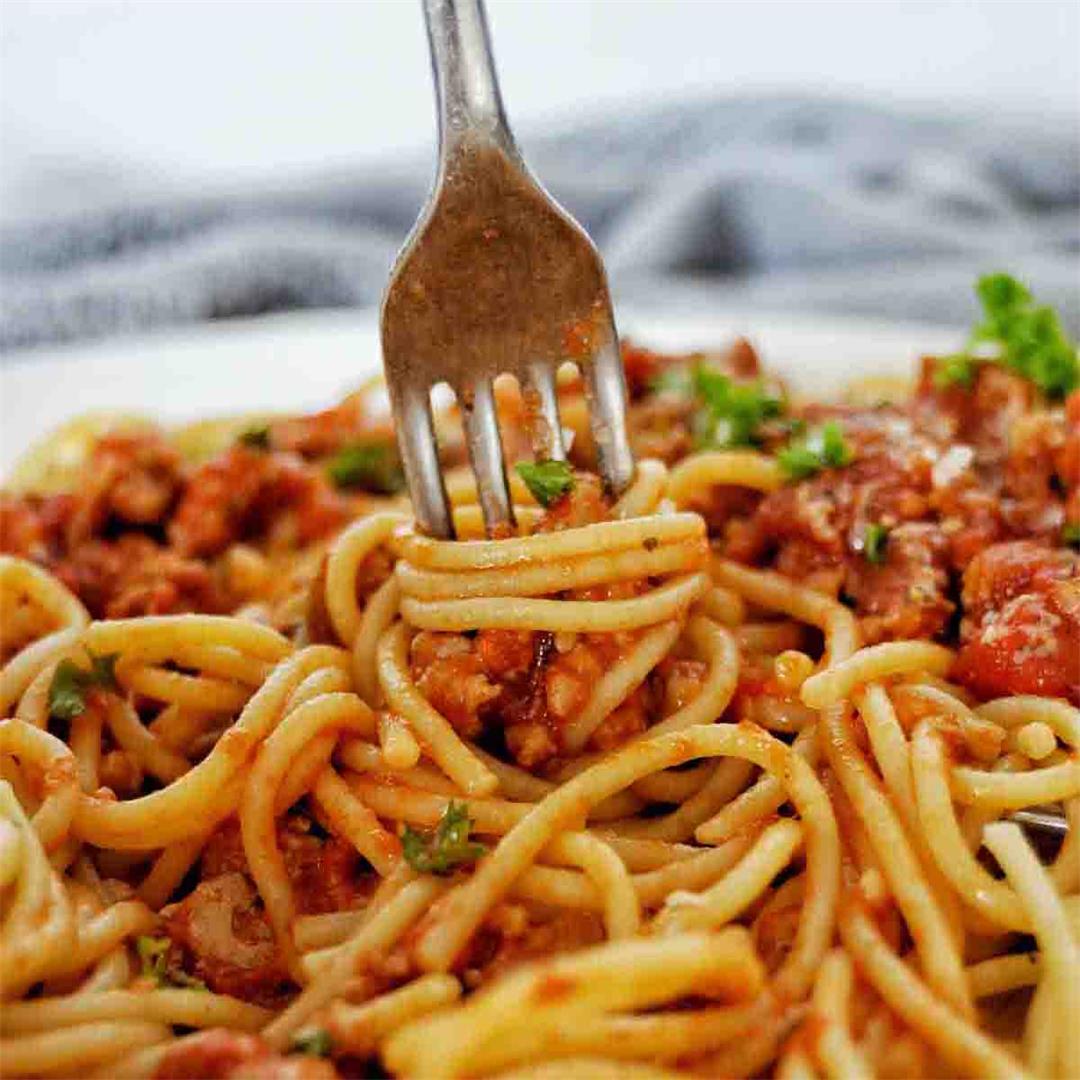 Turkey Mince Bolognese