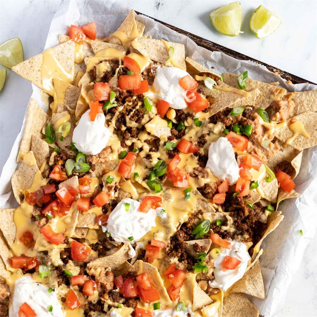 Beef Nachos Supreme- Better Than Taco Bell Copycat Recipes
