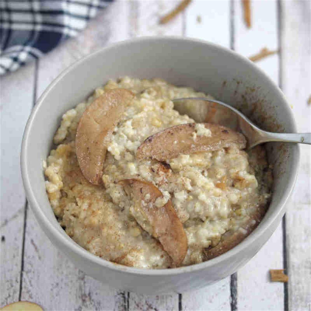 Creamy Slow Cooker Porridge (Dairy-Free, High-Protein)