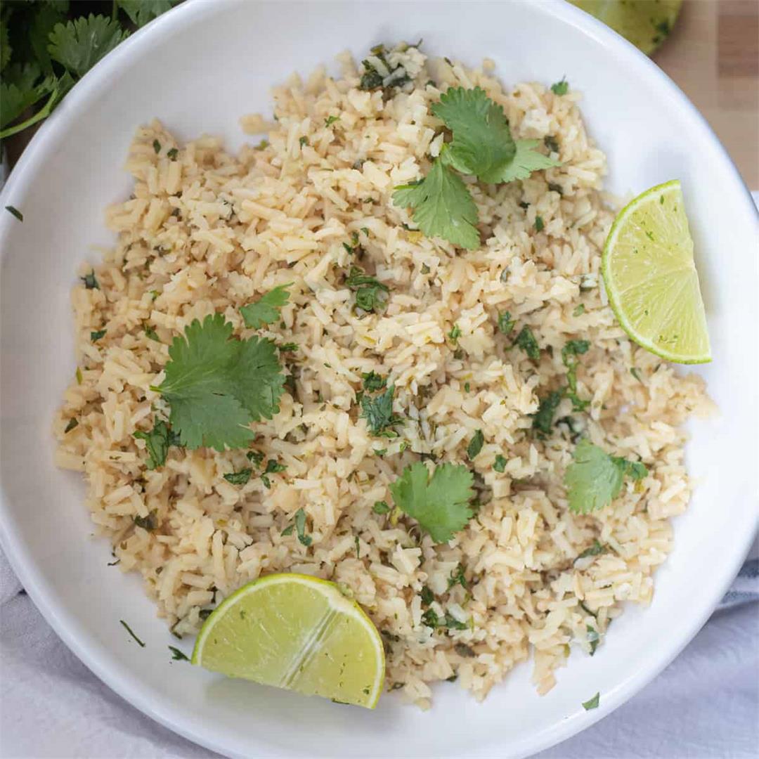 Hearts of Palm Rice with Cilantro and Lime