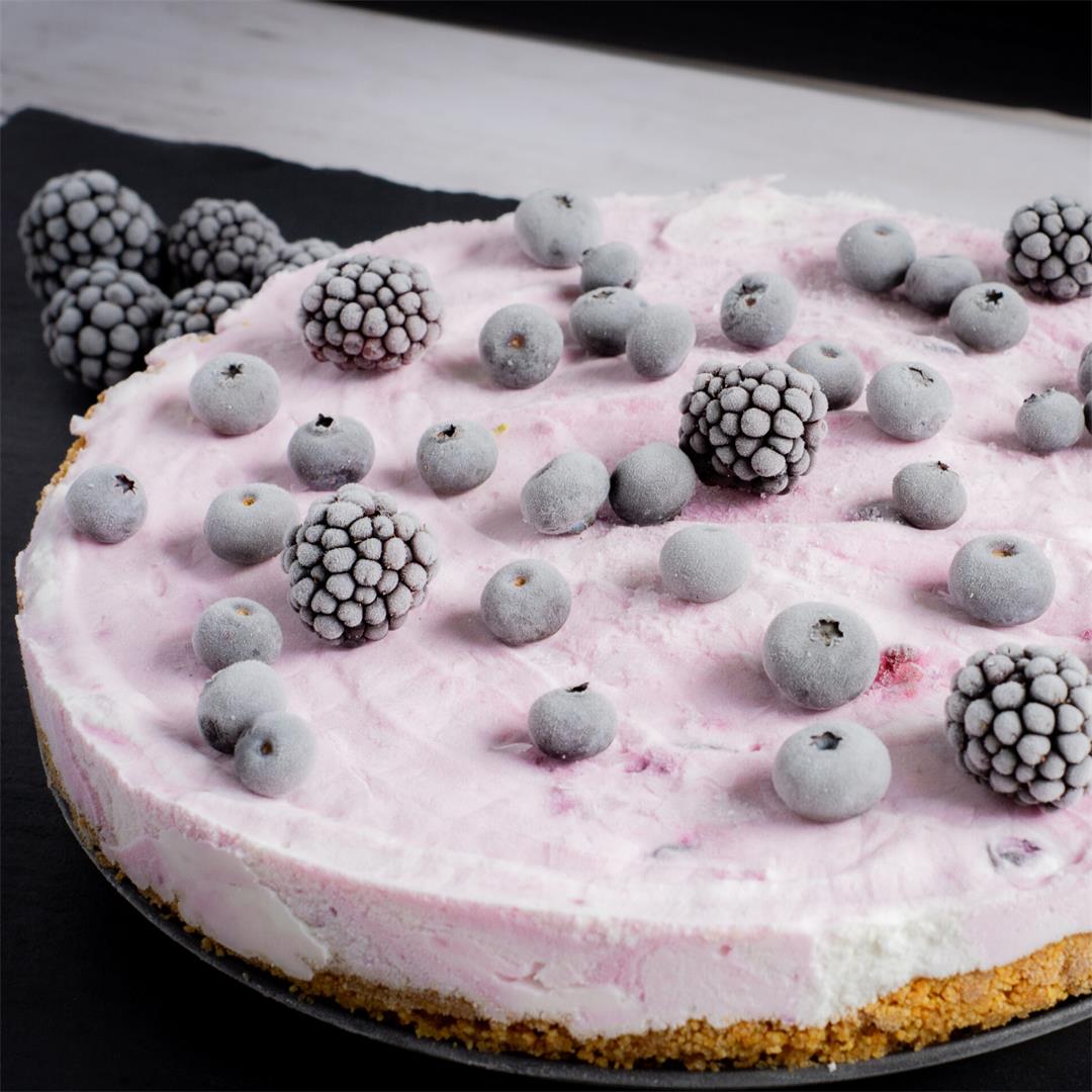 Icelandic Berry Skyr Cake