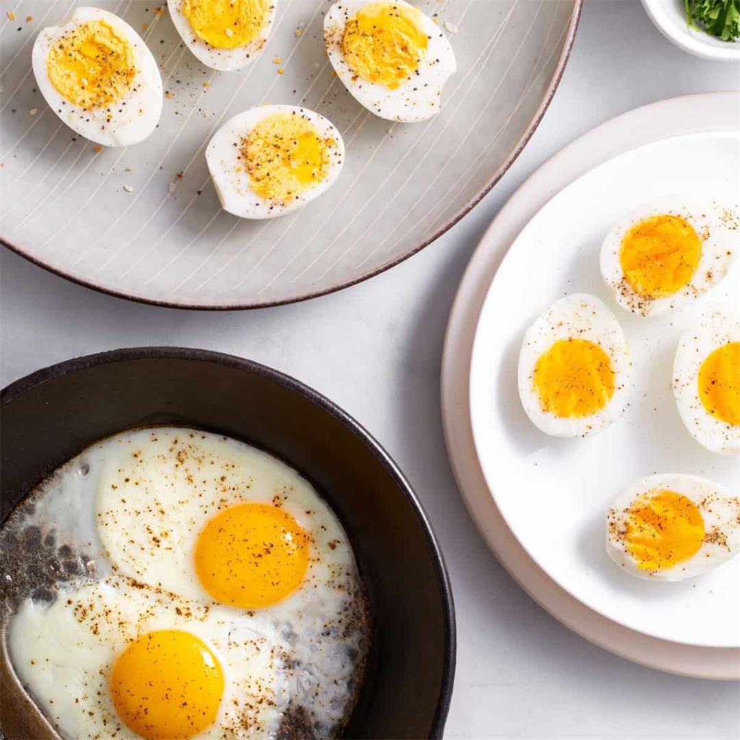 Air Fryer Eggs: 3 Ways!