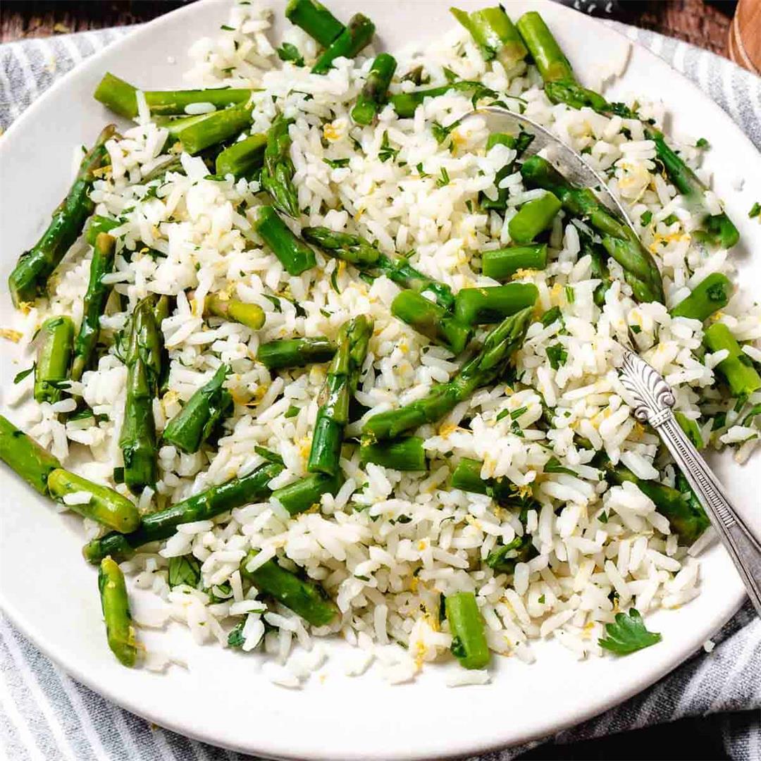 Lemon Asparagus Rice — Cooking in The Keys