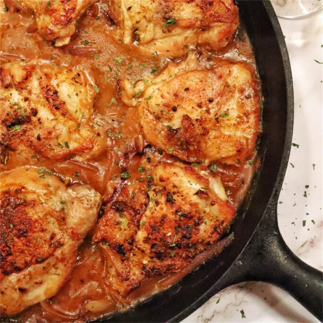 Cajun Spiced Smothered Chicken