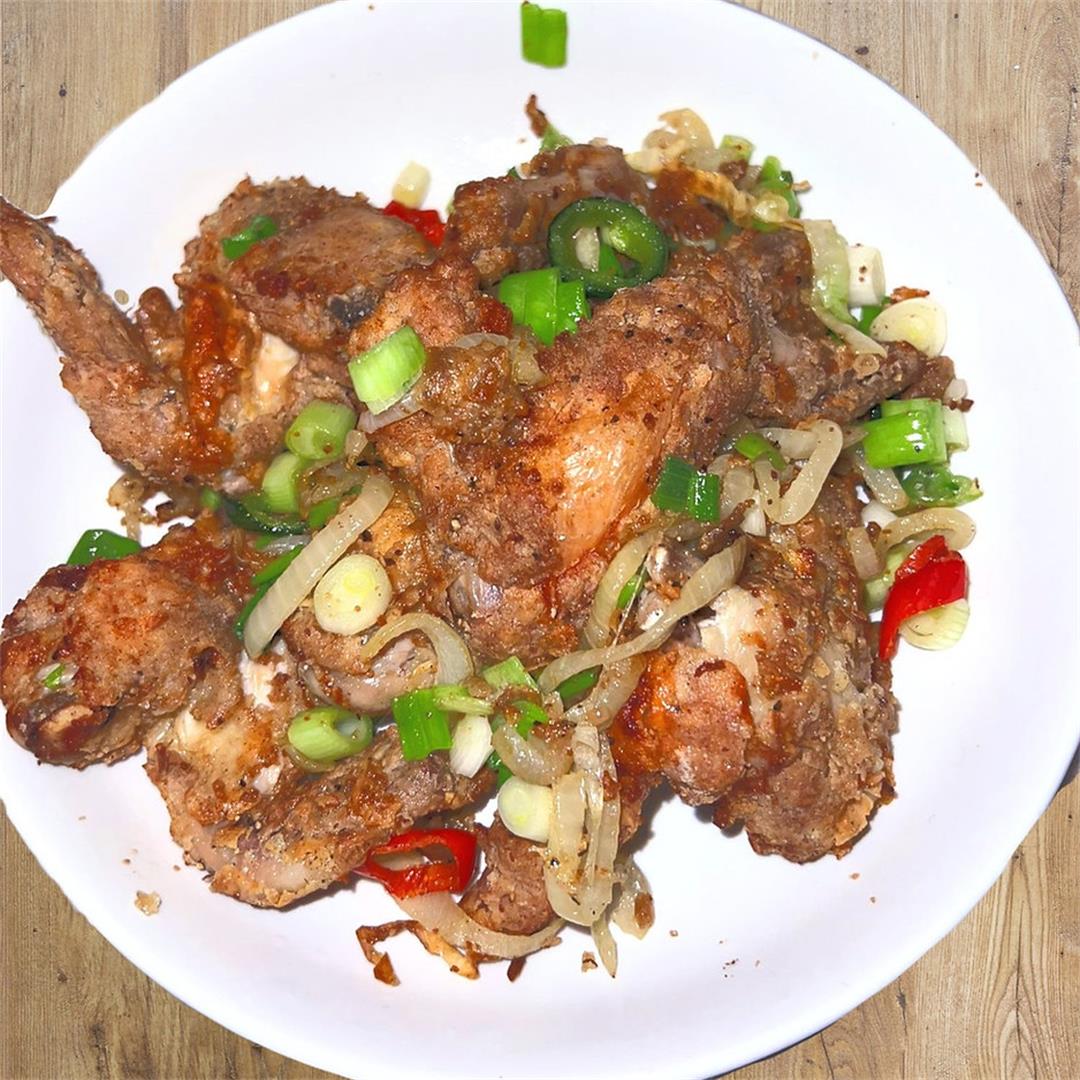 Salt & Pepper Chicken Wings (Air Fryer)