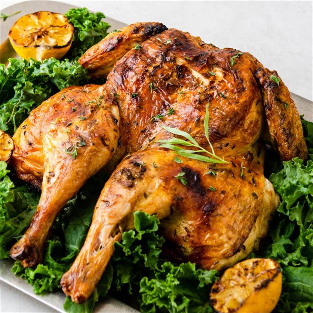 Grilled Spatchcock Chicken
