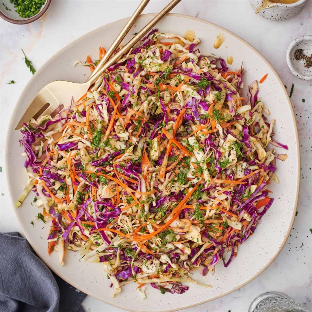 Cabbage and Carrot Salad Recipe — A Full Kiving