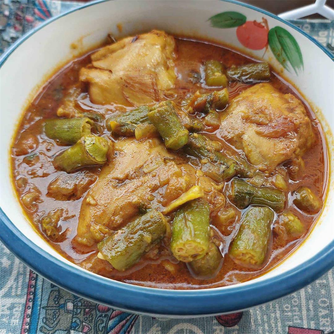 Chicken Bhindi Recipe