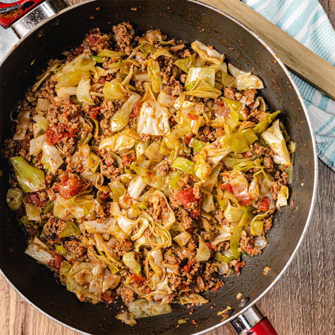 Cabbage and Ground Beef