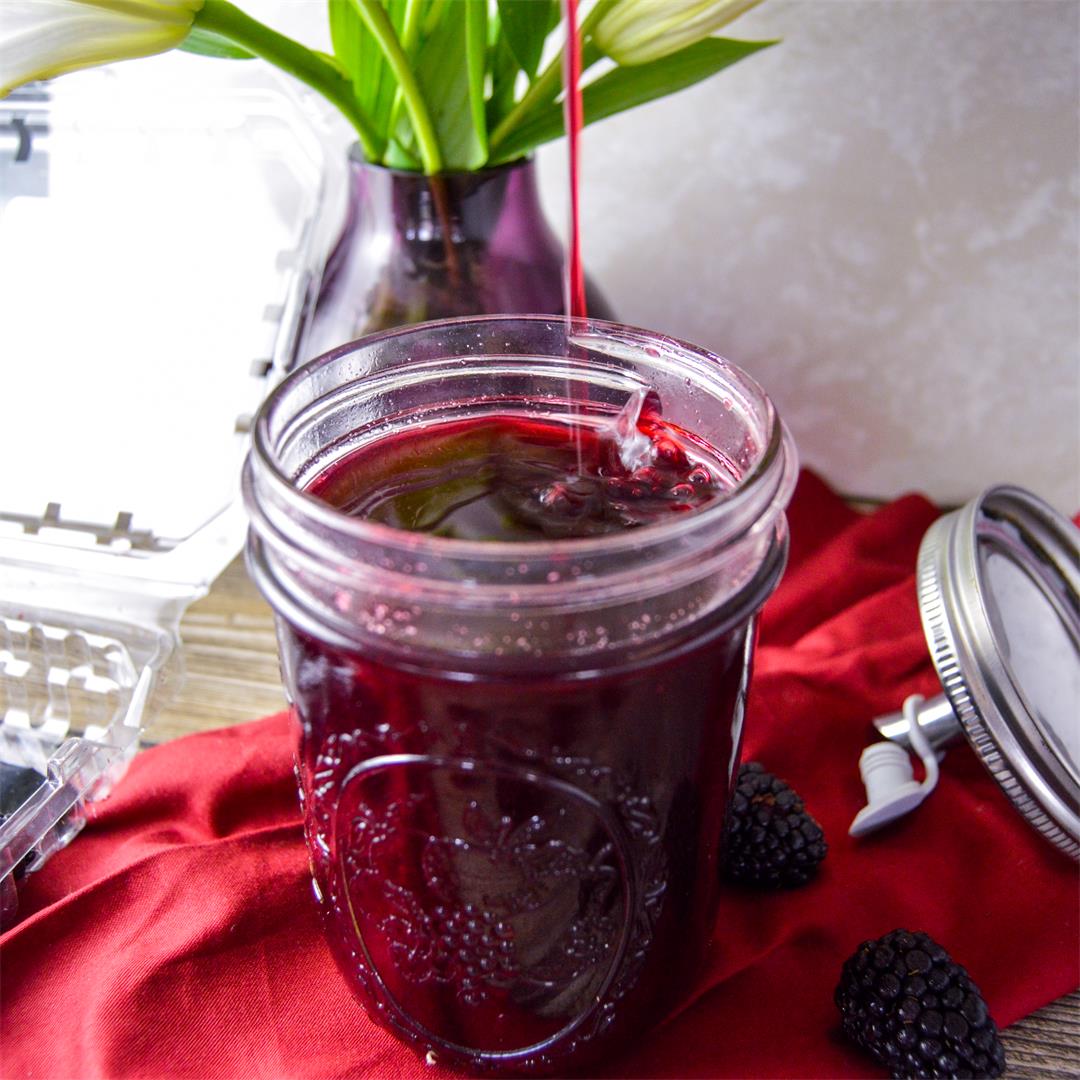 Blackberry Simple Syrup (How to Make it-Quick & Easy)