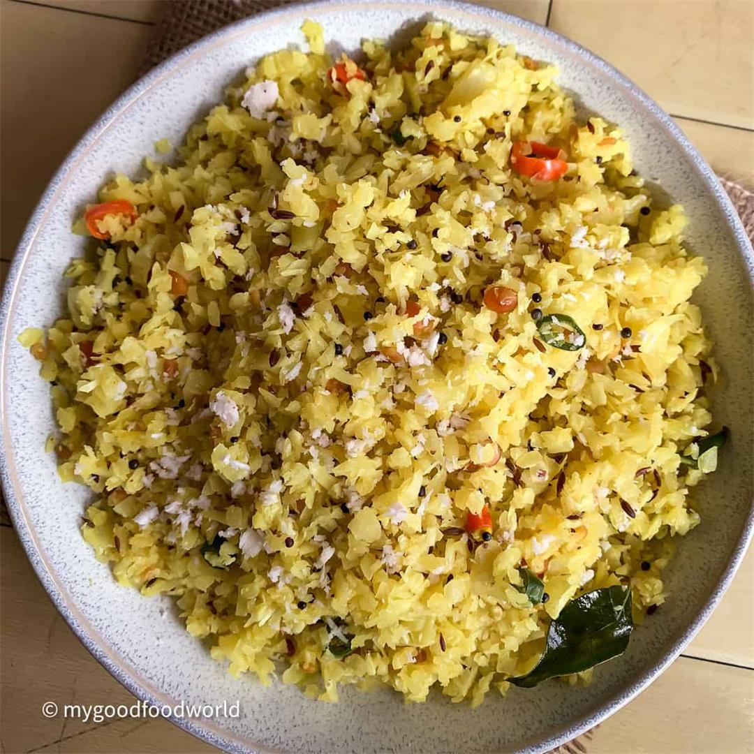 Super Easy Cabbage Poriyal Recipe MyGoodFoodWorld