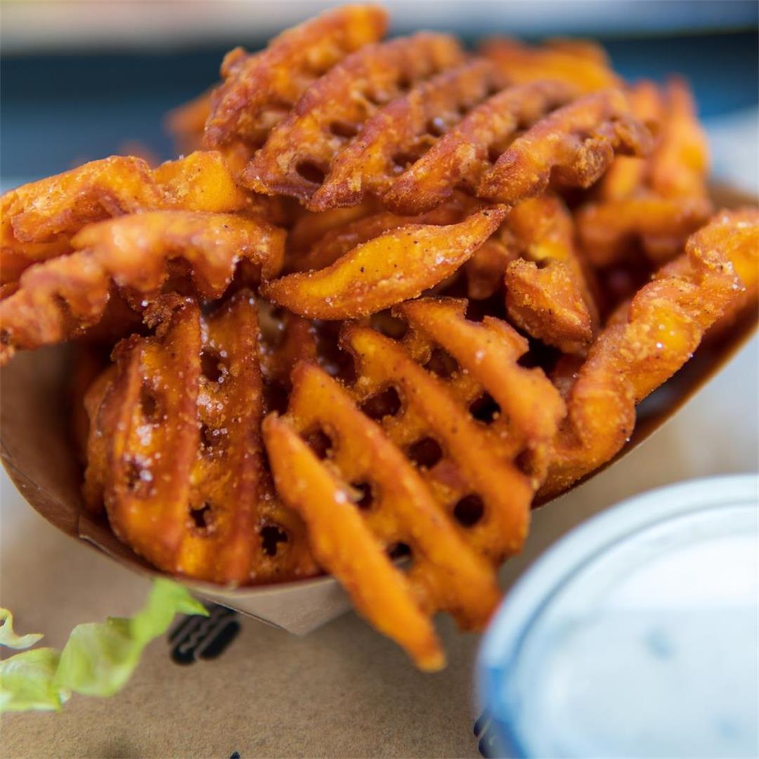 Crispy Waffle Fries Recipe Inspired by Chick-fil-A