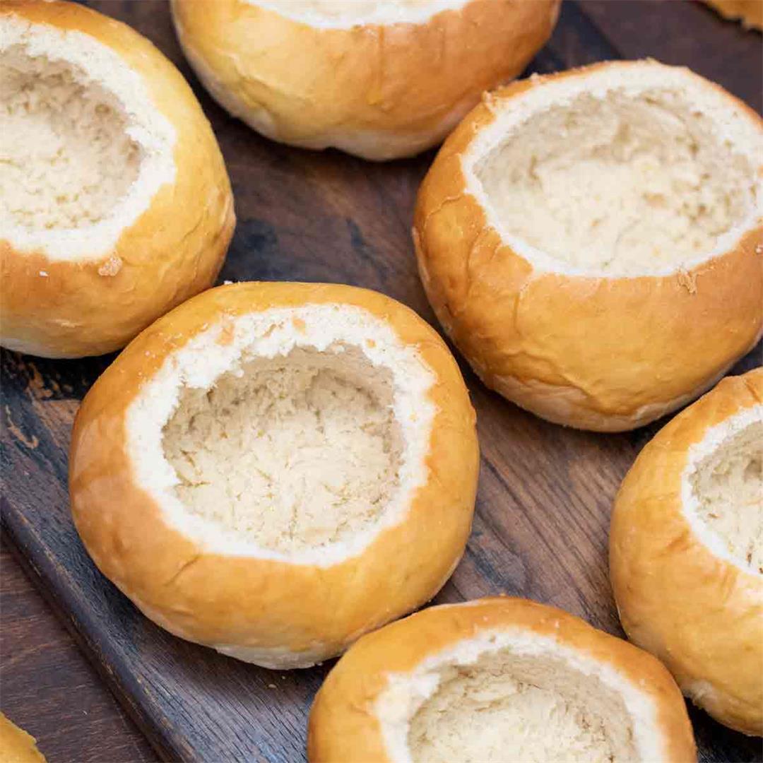 Bread Bowls Recipe with Video