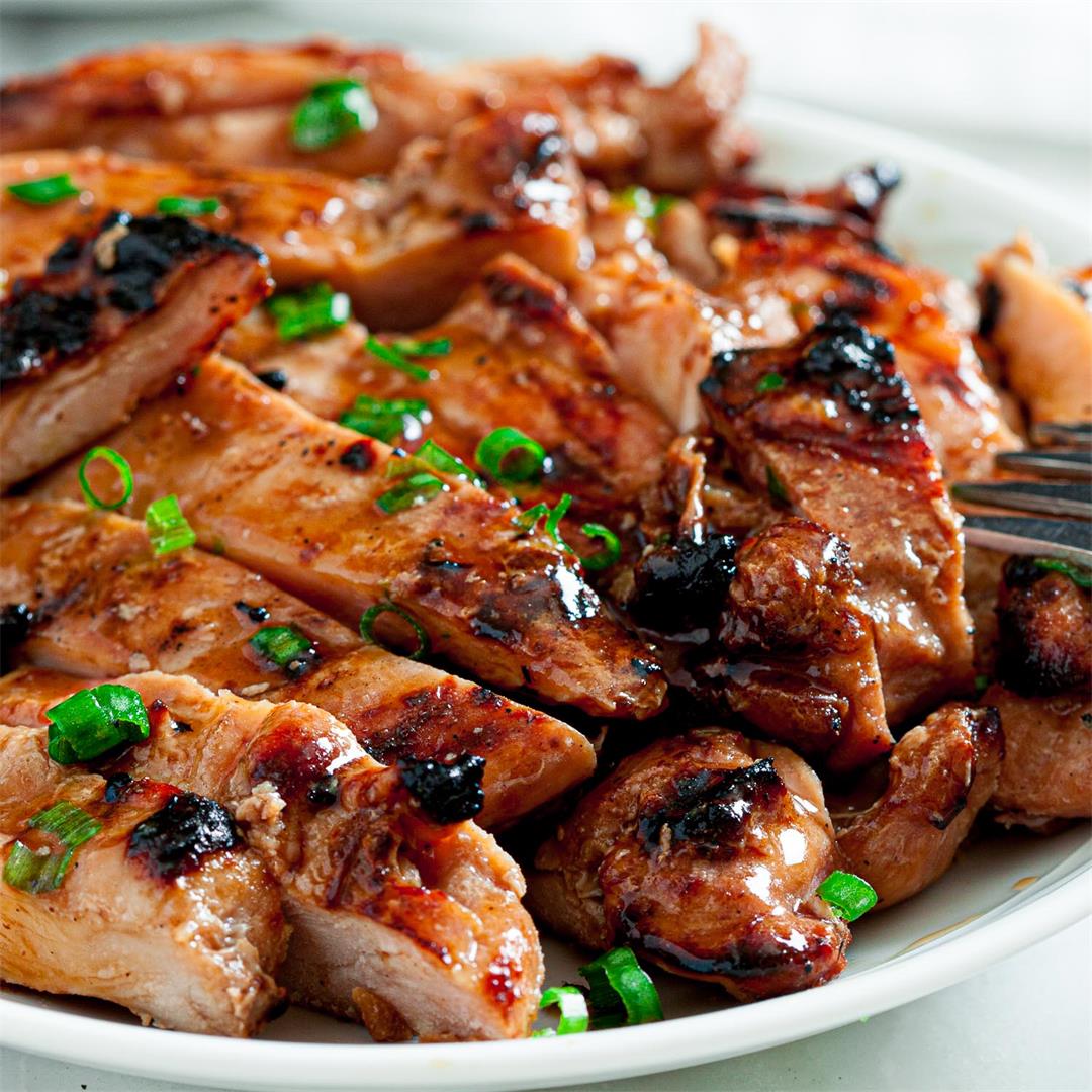 Grilled Chicken Thighs (with the Best Marinade)
