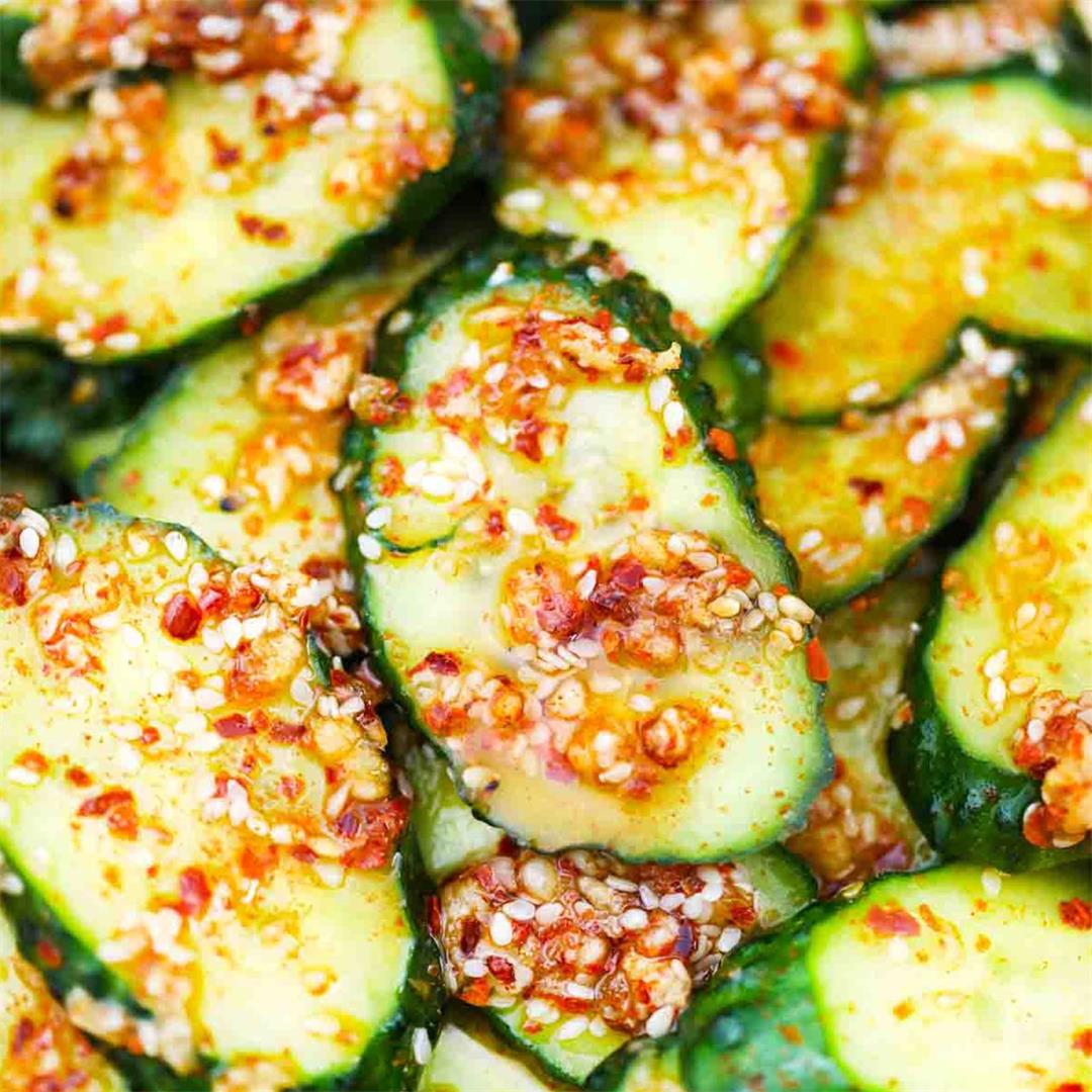 Amazing Spicy Cucumber Salad Recipe