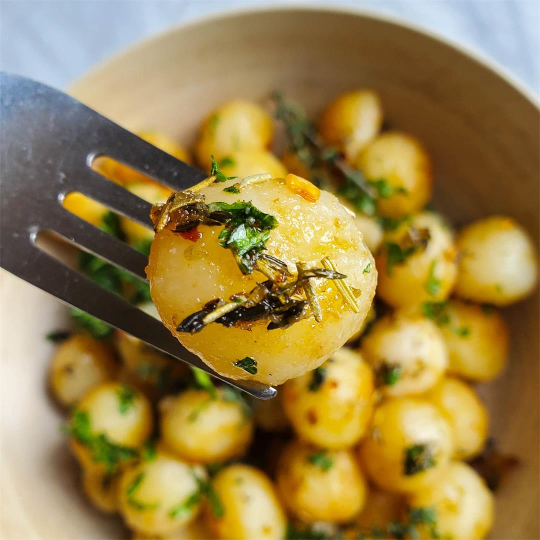 Garlic & Herb Parisienne Potatoes