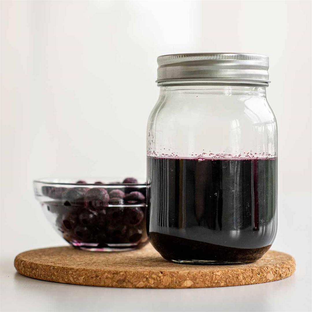 Easy Blueberry Simple Syrup (for lemonades and cocktails) – Mil
