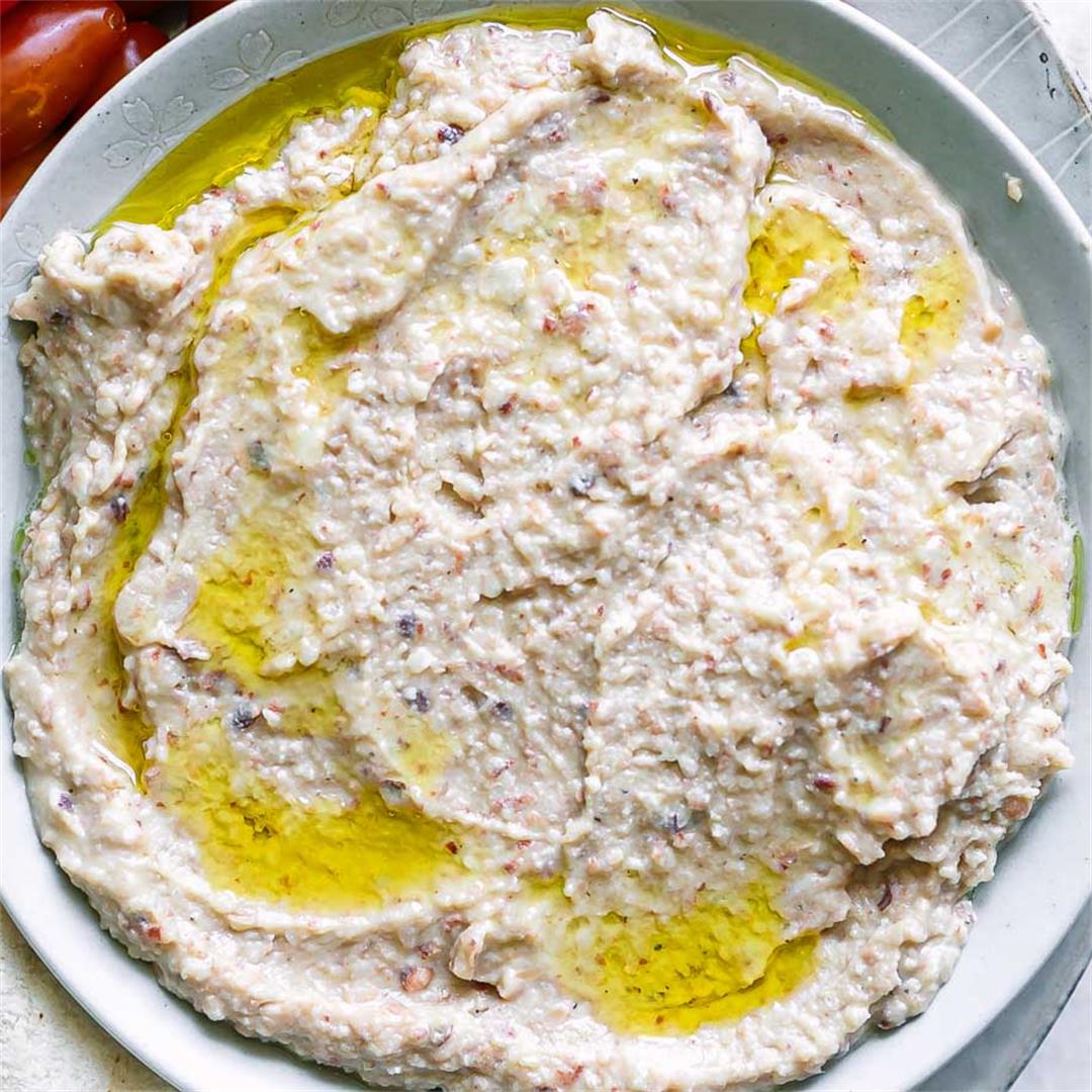 Black Eyed Pea Hummus ⋆ Only 6 Ingredients and 10-Minutes!