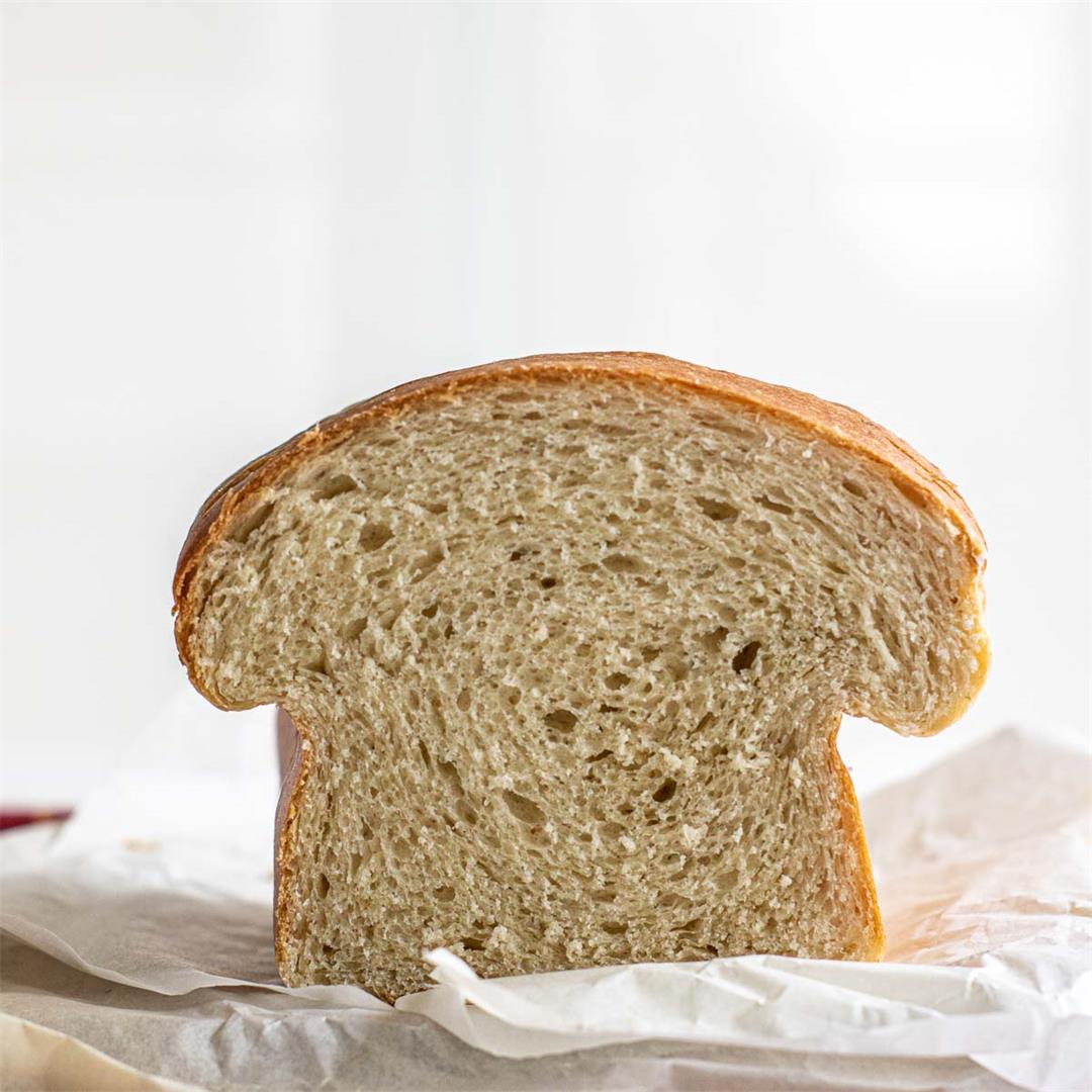 Soft Sourdough Sandwich Bread – Milk and Pop