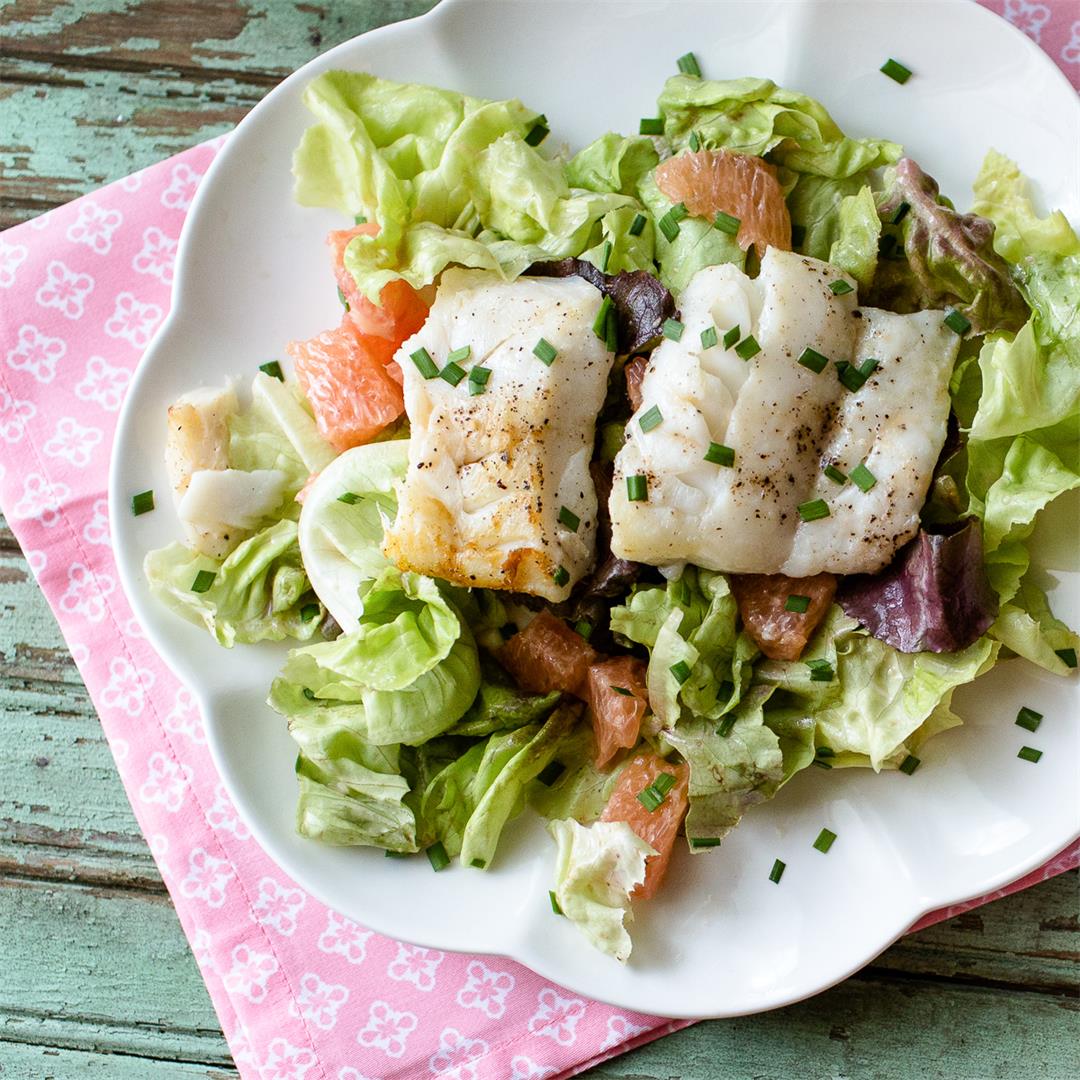 Cod Salad with Grapefruit