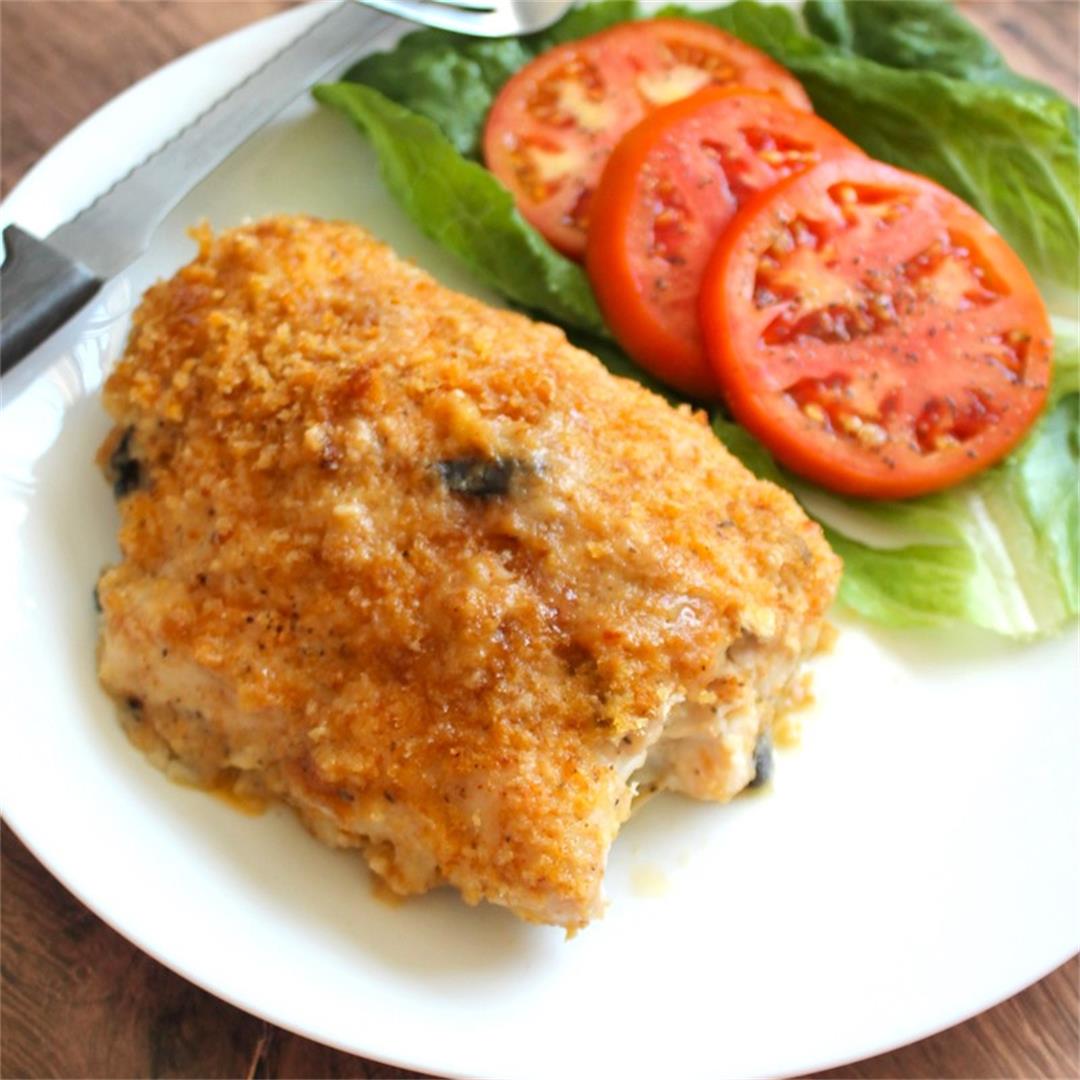 Mushroom and Cheese Stuffed Chicken – My Recipe Reviews