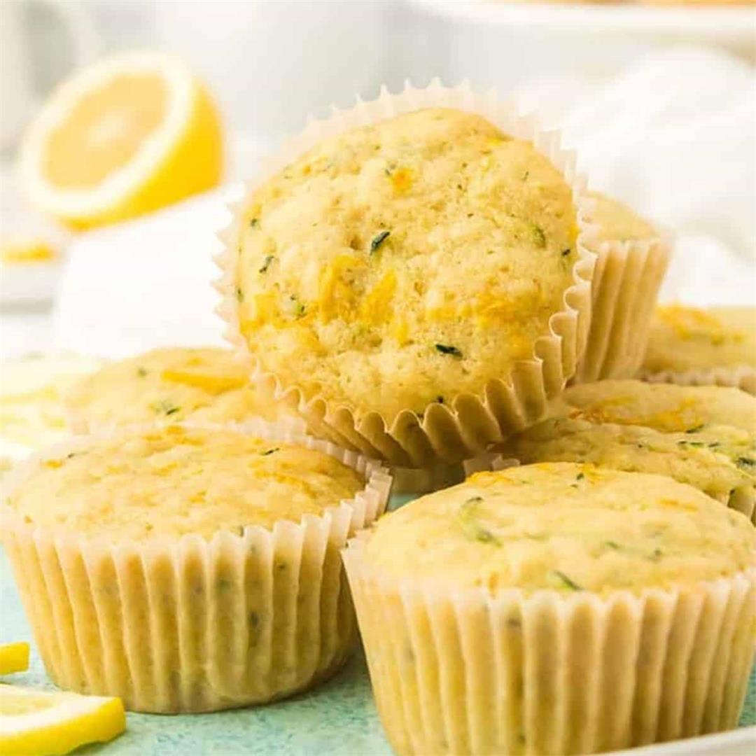 Lemon Zucchini Muffins