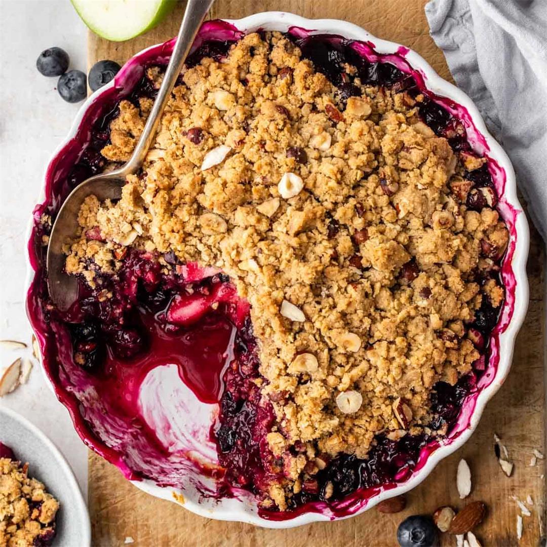 Blueberry Apple Crumble