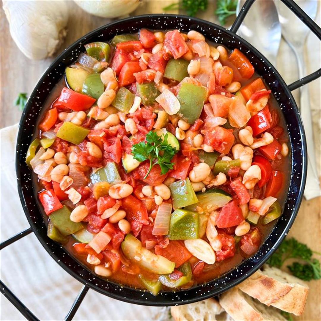 Spanish Ratatouille with Beans | Super DELICIOUS & HEALTHY