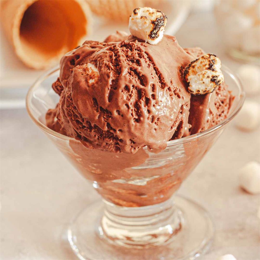 Chocolate Marshmallow Ice Cream