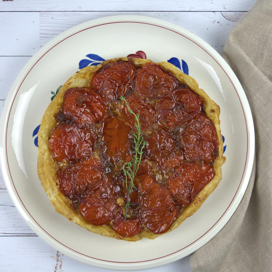Upside-down Tomato Tart with Cheese – A Gourmet Food Blog